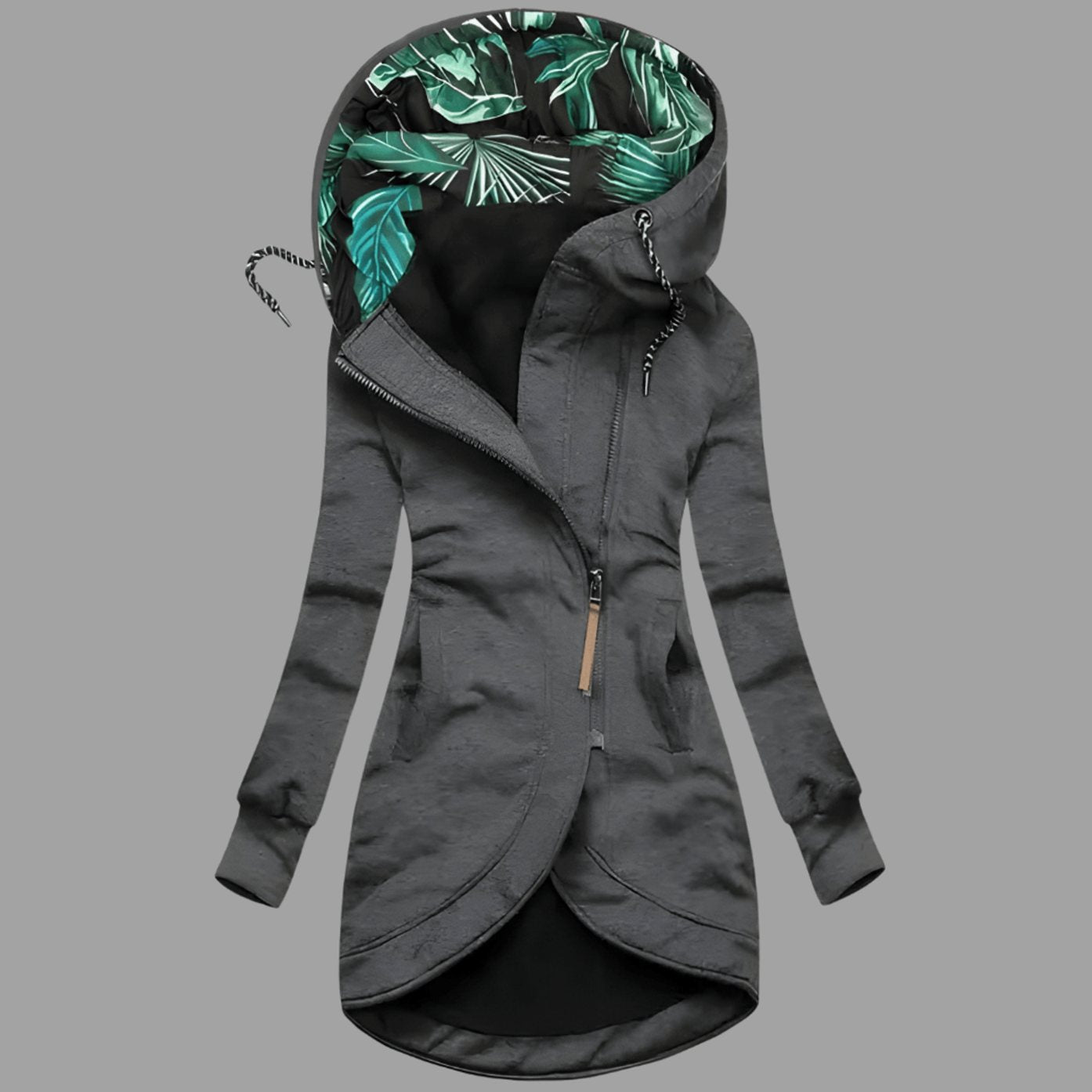Charlotte | Damen Robuste Winter-Shelljacke mit Kapuze Reißverschluss Lang 1