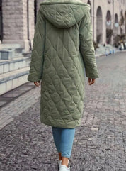 Charlotte | Damen Winterjacke Gesteppte Kapuzenjacke mit Reißverschluss 4