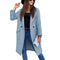 Damen eleganter zweireihiger Trenchcoat 2