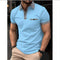 Elias | Herren Kurzarm-Poloshirt Kontrastkragen Slim-Fit 5