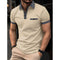 Elias | Herren Kurzarm-Poloshirt Kontrastkragen Slim-Fit 6