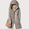 Emilia | Damen Ultraleichte Steppjacke Winterjacke mit Abnehmbarer Kapuze 0