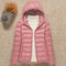 Emilia | Damen Winterjacke Ultraleichte Steppjacke mit Kapuze 4