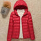 Emilia | Damen Winterjacke Ultraleichte Steppjacke mit Kapuze 6
