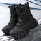 Herren High-Top-Schneestiefel mit Schnürung 1