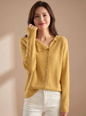Marie | Damen Strickpullover Warm Gemütlich Klassisch 2