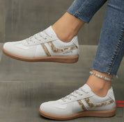 Nora | Damen Orthopädische Sneaker mit Breiter Zehenbox und Schnürung 11