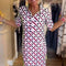 Pamela™ - Hemdblusenkleid mit geometrischem Muster 6