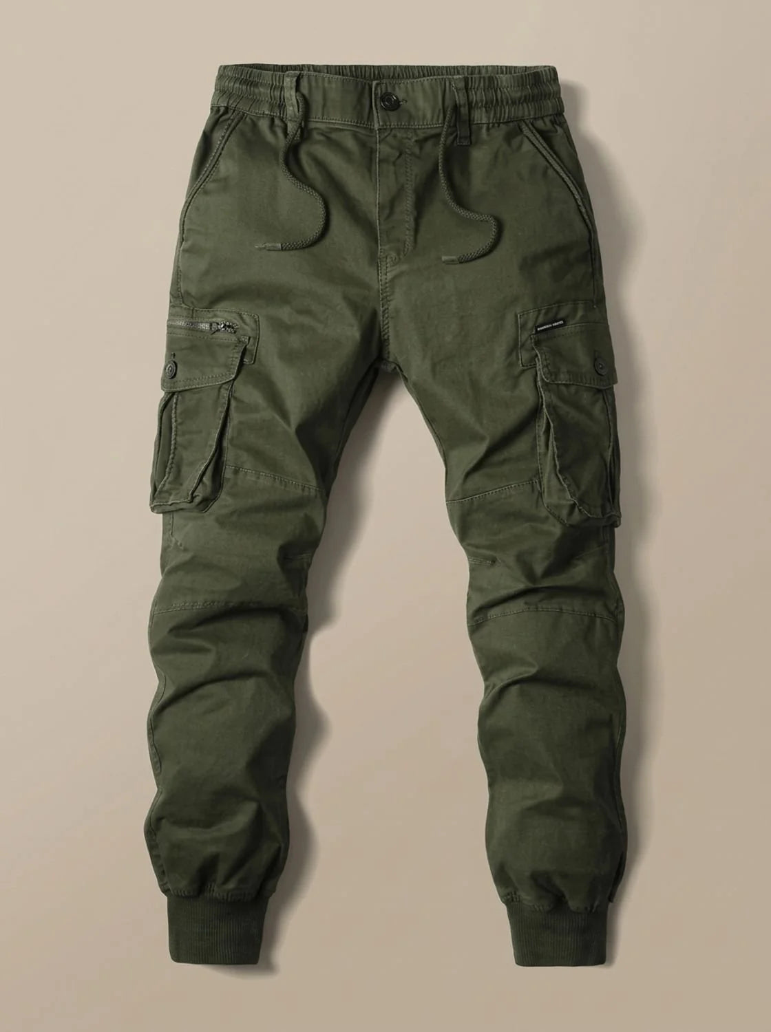 Simon | Herren Cargo Jogger Hose mit Cargotaschen elastischem Bund 5