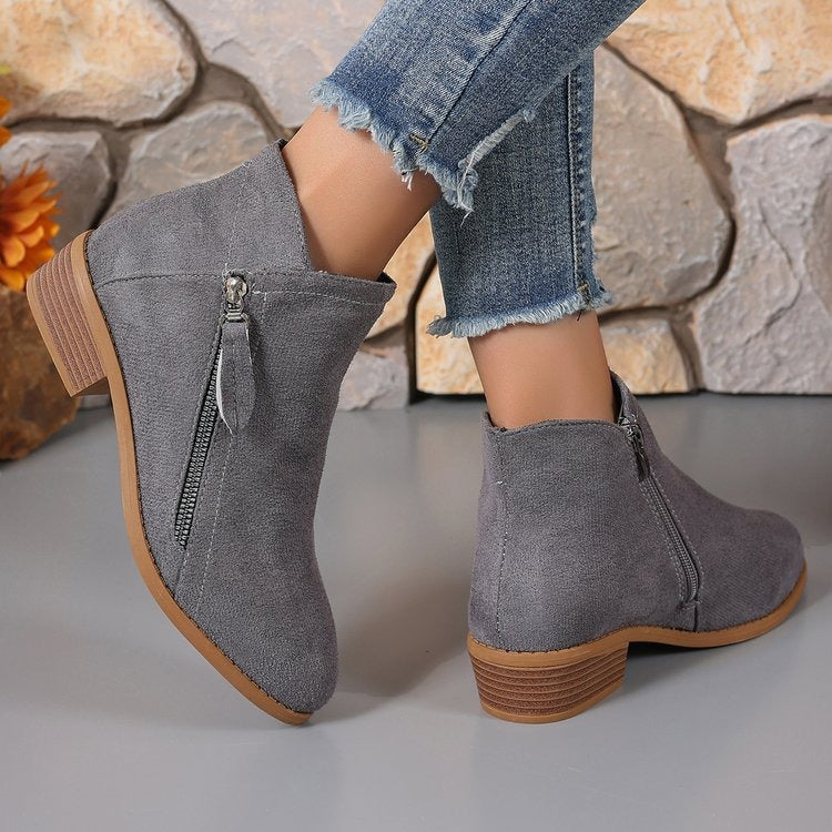 Stylowe Botki Damskie Z Szpiczastym Noskiem - Eleganckie Buty Damskie Idealne Na Każdą Okazję